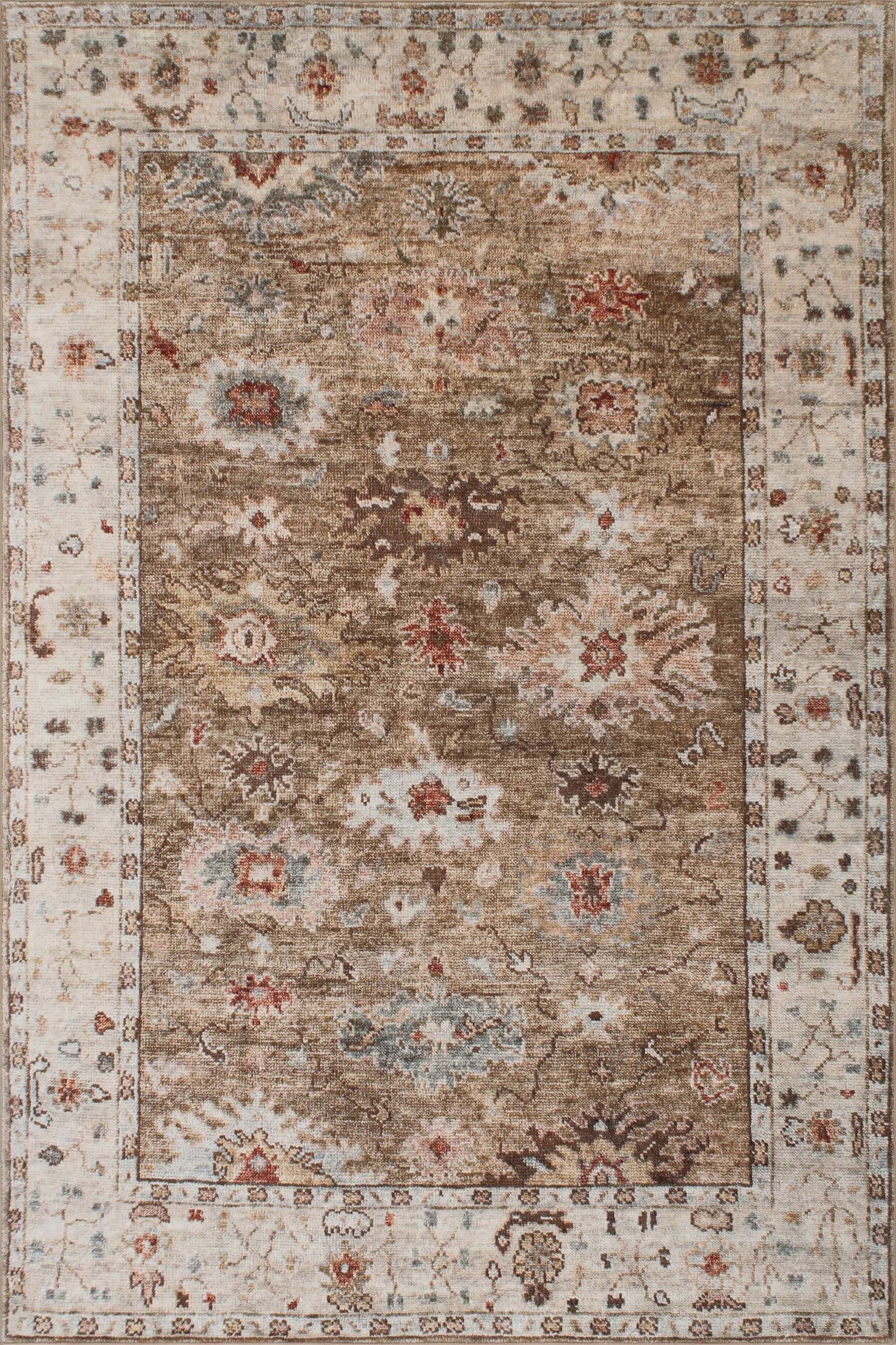 Anoukis Washable Rug | Brown