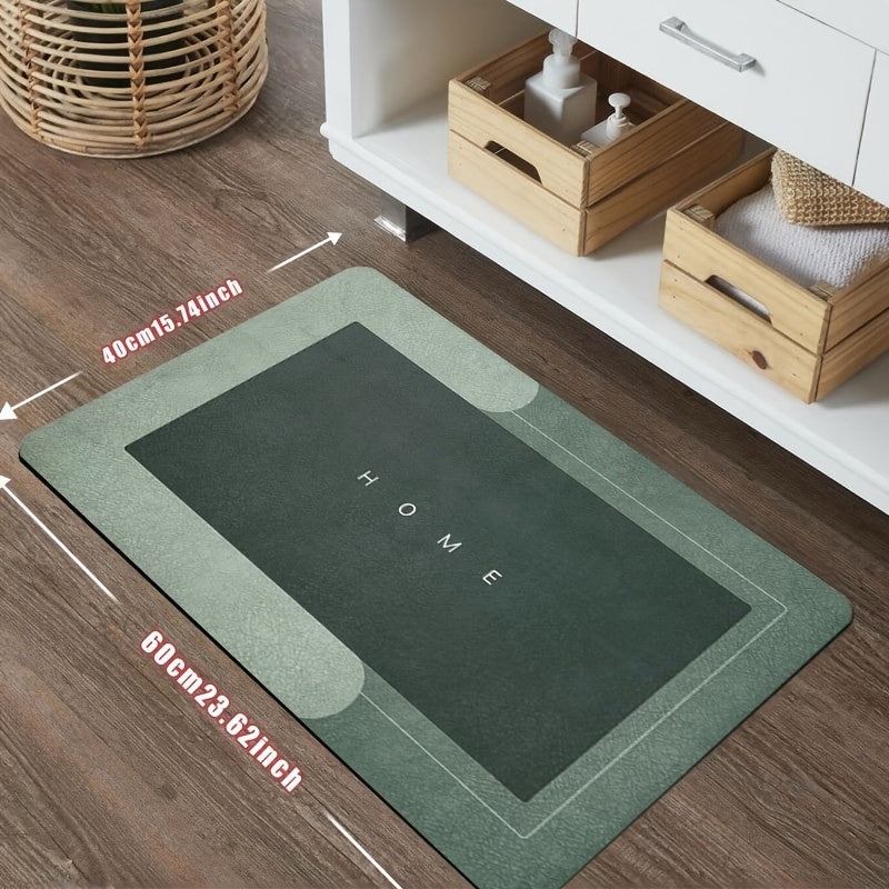 1pc TrueLove Super Absorbent Diatomaceous Earth Bathroom Mats - Quick-Drying, Non-Slip Floor Mats, Mats, Ideal For Bathroom, Carpets, And Bathroom Door Mats, Excellent Water Absorption