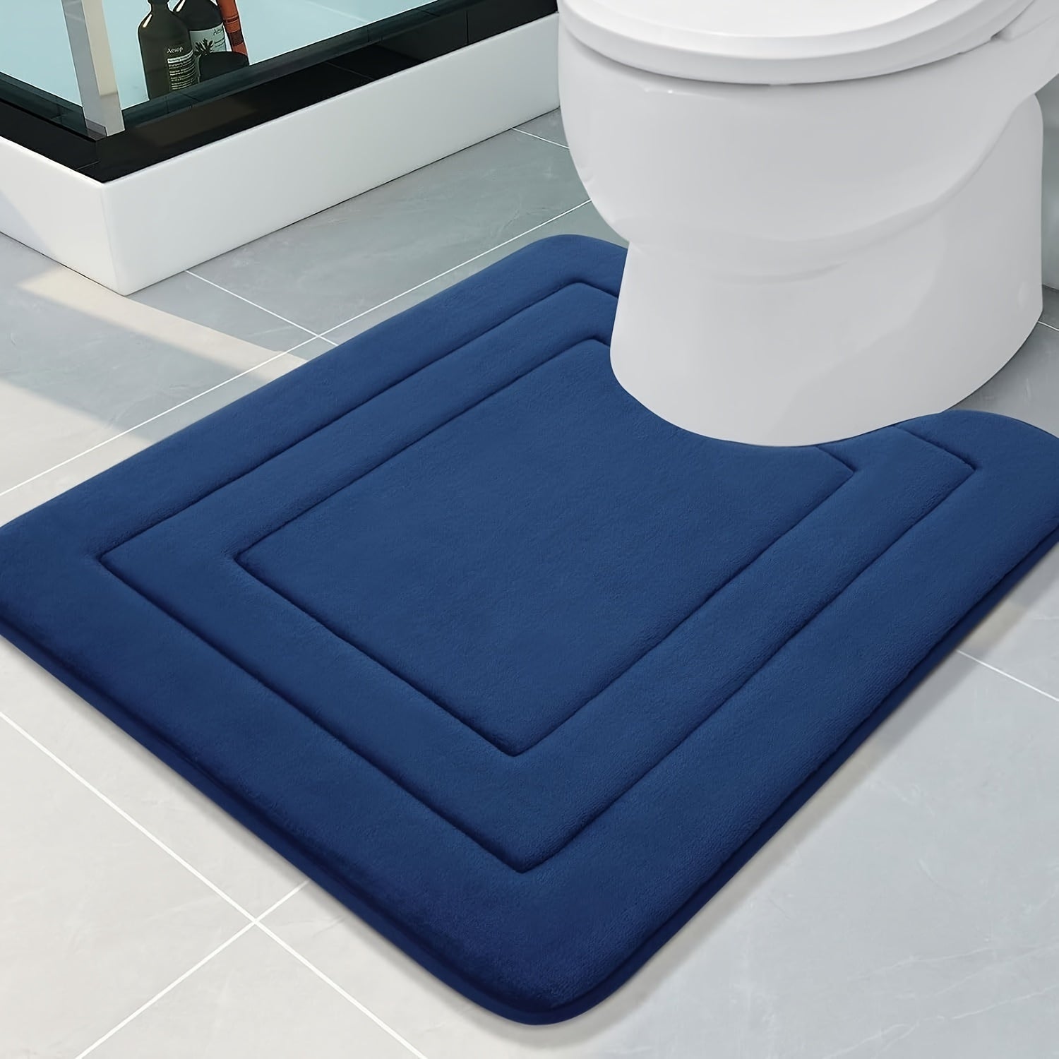 1pc Non-Slip Bath Mat - Extra Long Floor Mat (27.5x59"), Quick-Dry Bathroom, Kitchen, Office, Laundry Mat - Machine Washable Polyester Mat for Home, Spa, or Gift - Ideal for Women, Moms, Housewarming, Christmas, Birthday Presents - Easy Clean Bathroom,