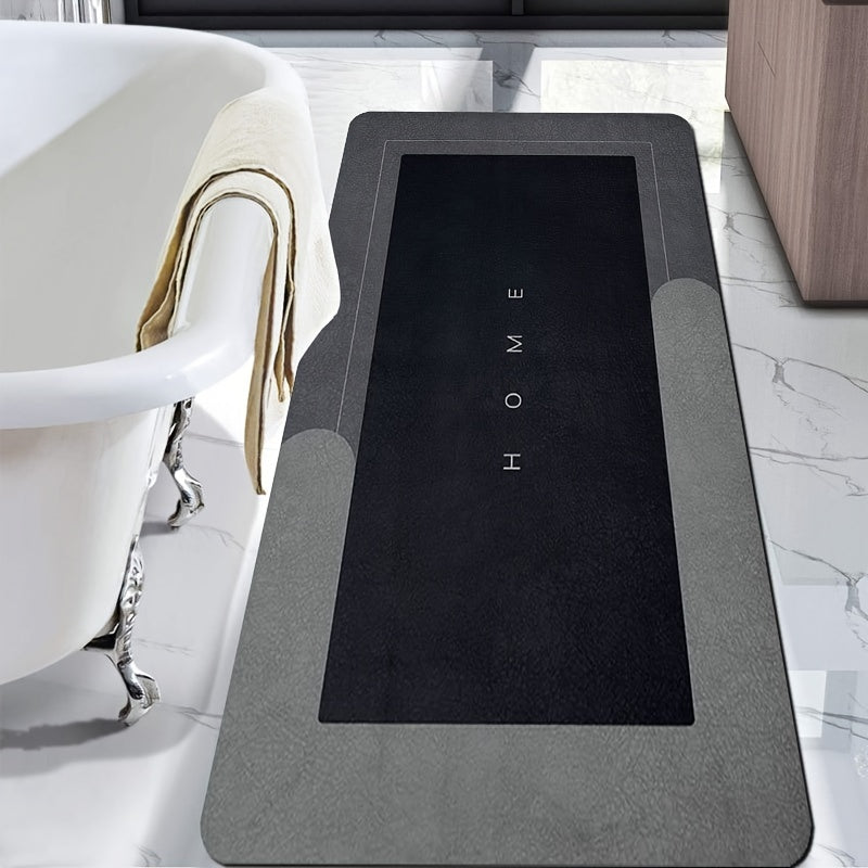1pc TrueLove Super Absorbent Diatomaceous Earth Bathroom Mats - Quick-Drying, Non-Slip Floor Mats, Mats, Ideal For Bathroom, Carpets, And Bathroom Door Mats, Excellent Water Absorption