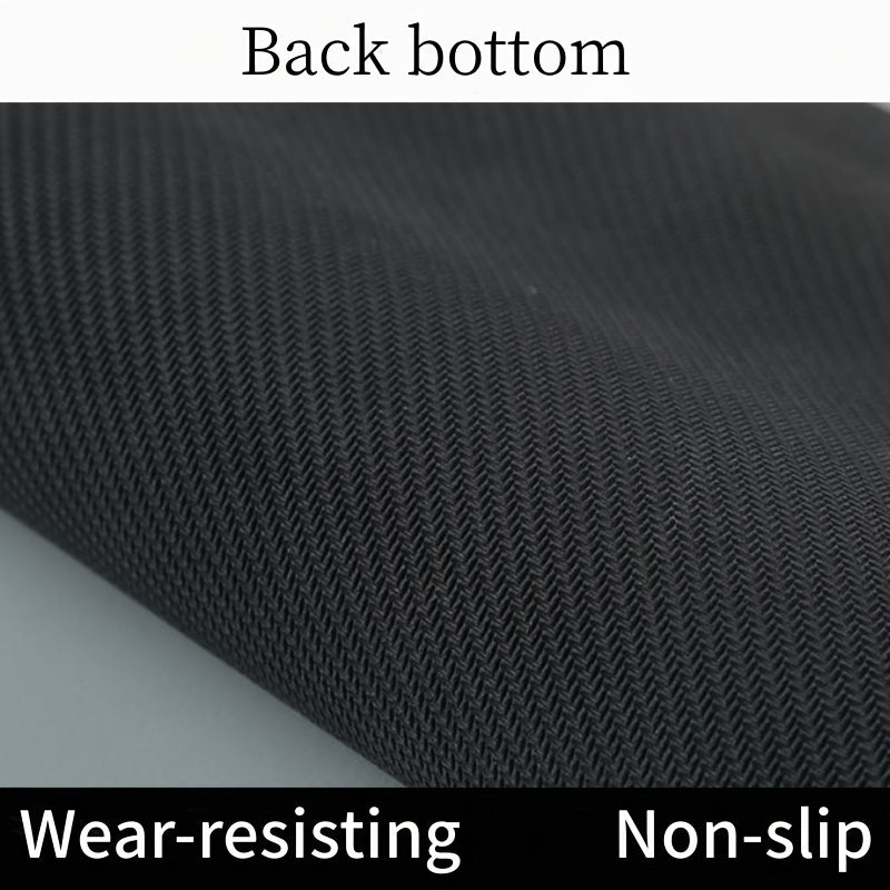 Deluxe Thick Non-Slip Diatom Mud Mat - Soft, Absorbent, Quick-Drying, Elegant Gray And Golden Stripe Design. Perfect for Kitchen, Bathroom, Entrance - Durable Rubber Backing, Hand Wash Only