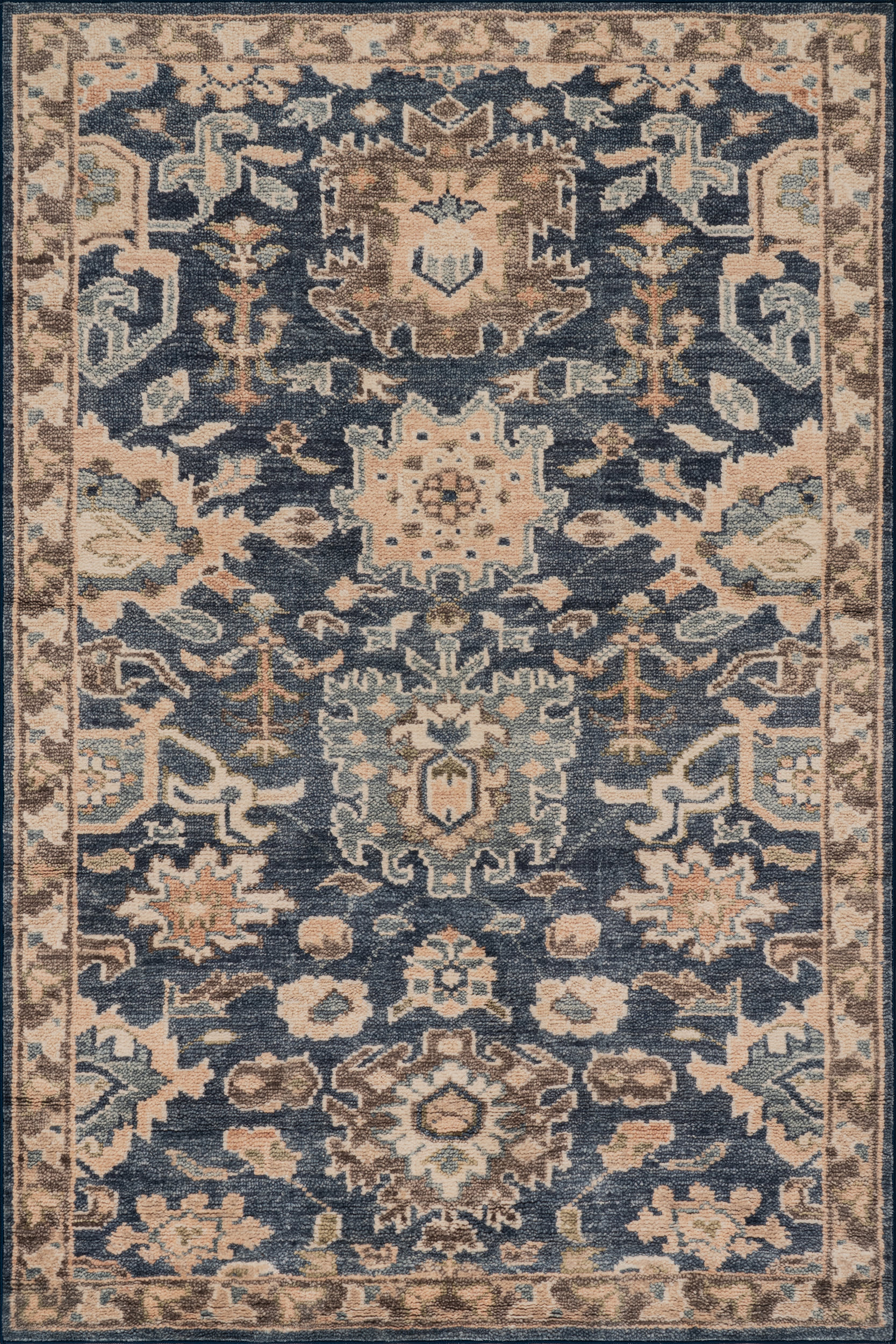 Camille Washable Rug | Navy