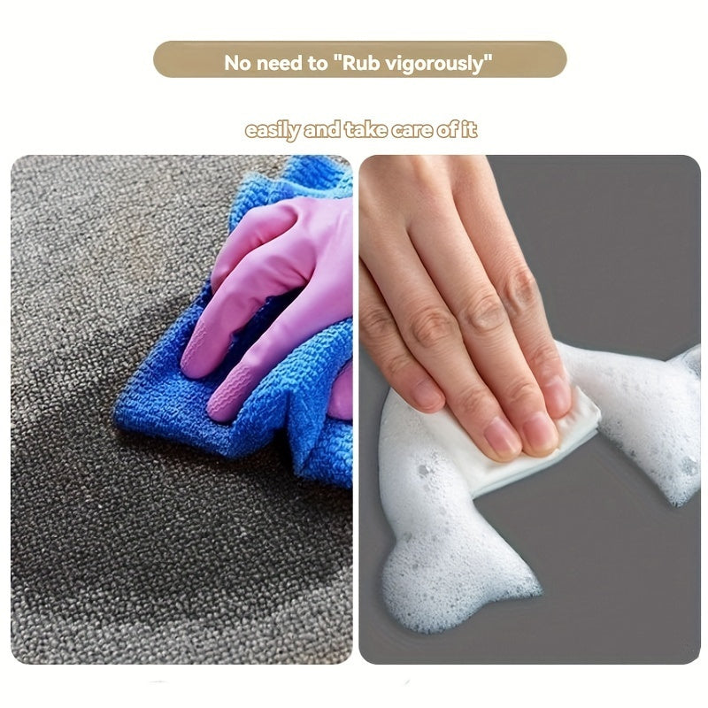 Deluxe Thick Non-Slip Diatom Mud Mat - Soft, Absorbent, Quick-Drying, Elegant Gray And Golden Stripe Design. Perfect for Kitchen, Bathroom, Entrance - Durable Rubber Backing, Hand Wash Only