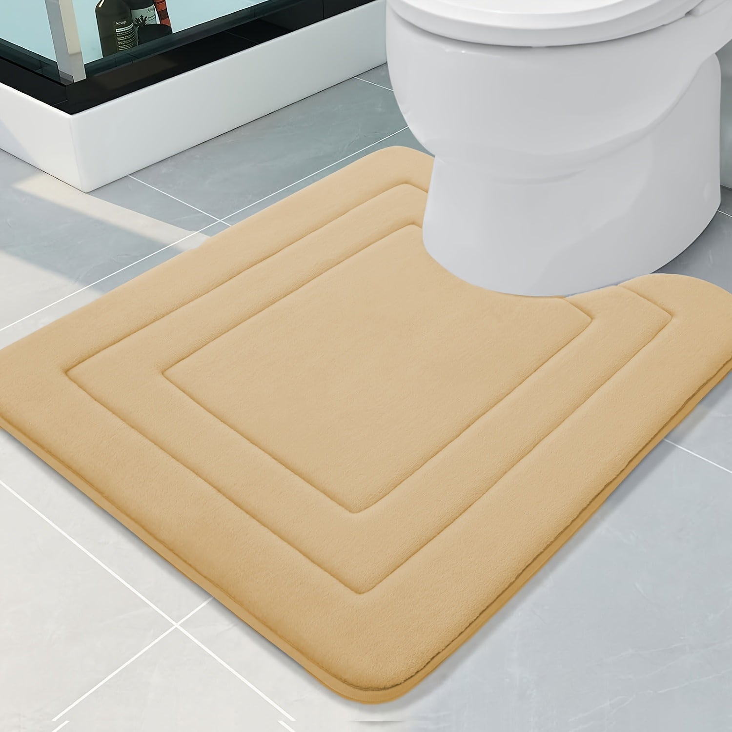 1pc Non-Slip Bath Mat - Extra Long Floor Mat (27.5x59"), Quick-Dry Bathroom, Kitchen, Office, Laundry Mat - Machine Washable Polyester Mat for Home, Spa, or Gift - Ideal for Women, Moms, Housewarming, Christmas, Birthday Presents - Easy Clean Bathroom,