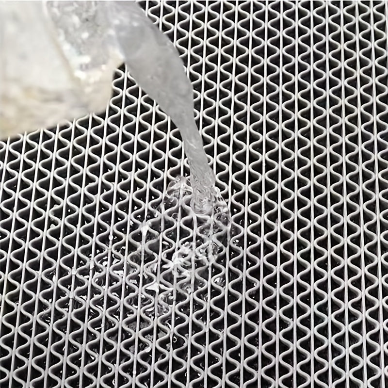 [Anti-Slip Pad] Thin 1pc 4.5mm PVC Anti-Slip Pad | Hollow Non-Slip Drainage Mat for Bathroom and Kitchen, Machine Made, Hand Wash Only, Rectangular Shape, High Absorbency Mat