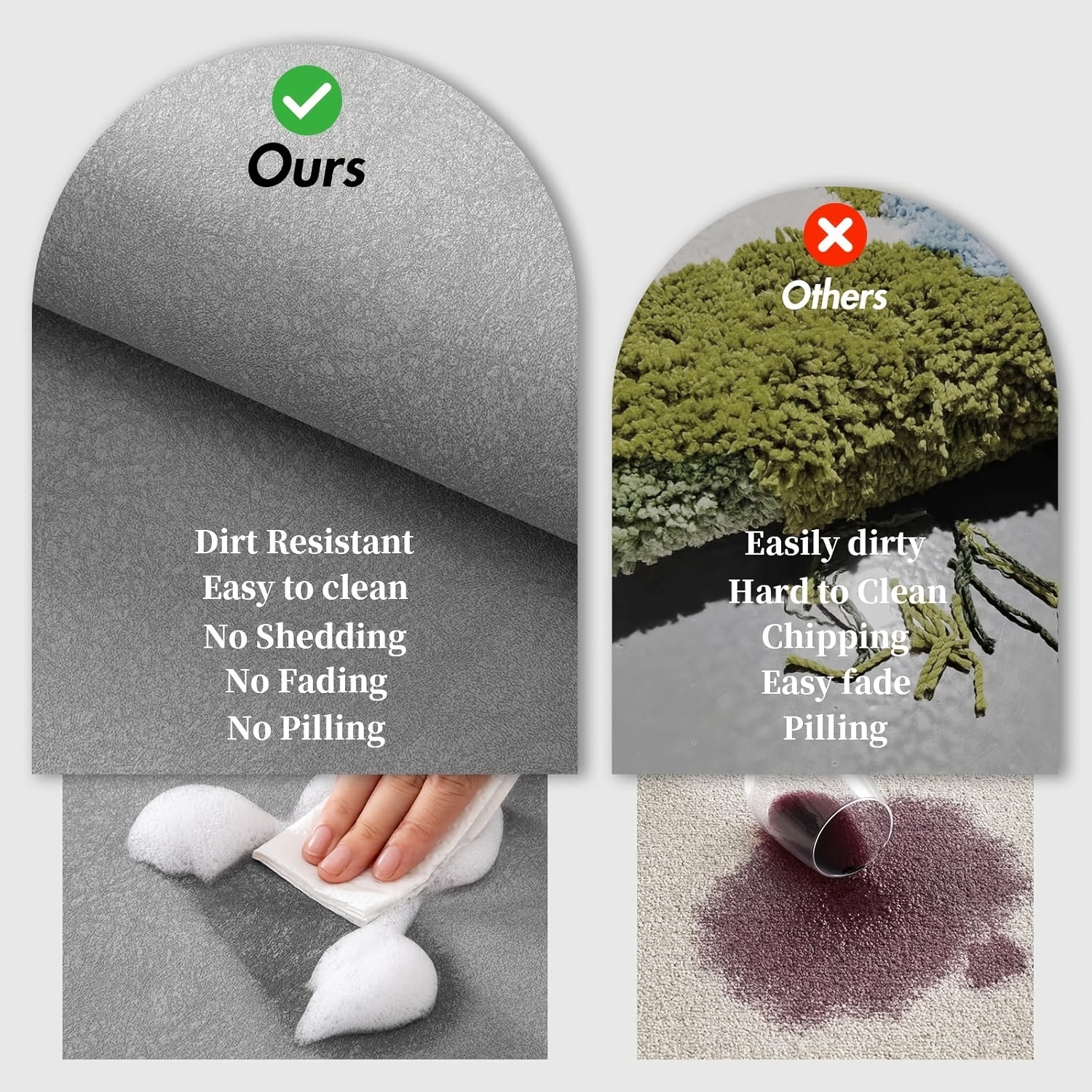 Diatomaceous Earth Bath Mat Bathroom Runner Rugs Long Quick Dry Bathroom Mat Non Slip Rubber Backed Shower Floor Mat,40*100cm