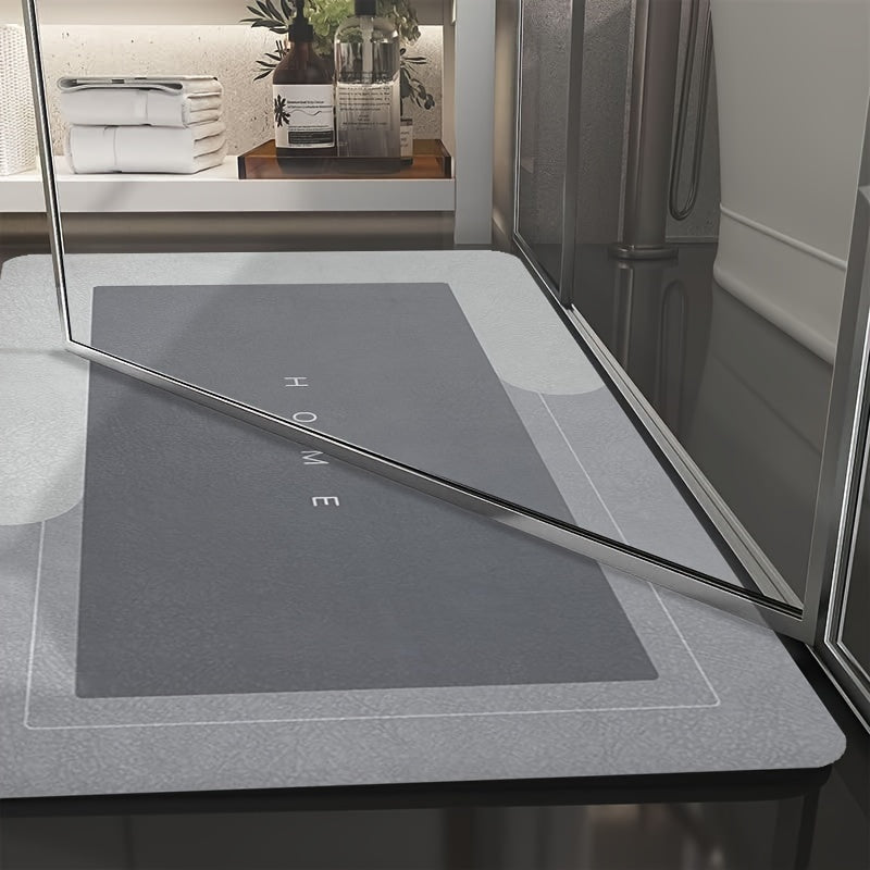 1pc TrueLove Super Absorbent Diatomaceous Earth Bathroom Mats - Quick-Drying, Non-Slip Floor Mats, Mats, Ideal For Bathroom, Carpets, And Bathroom Door Mats, Excellent Water Absorption