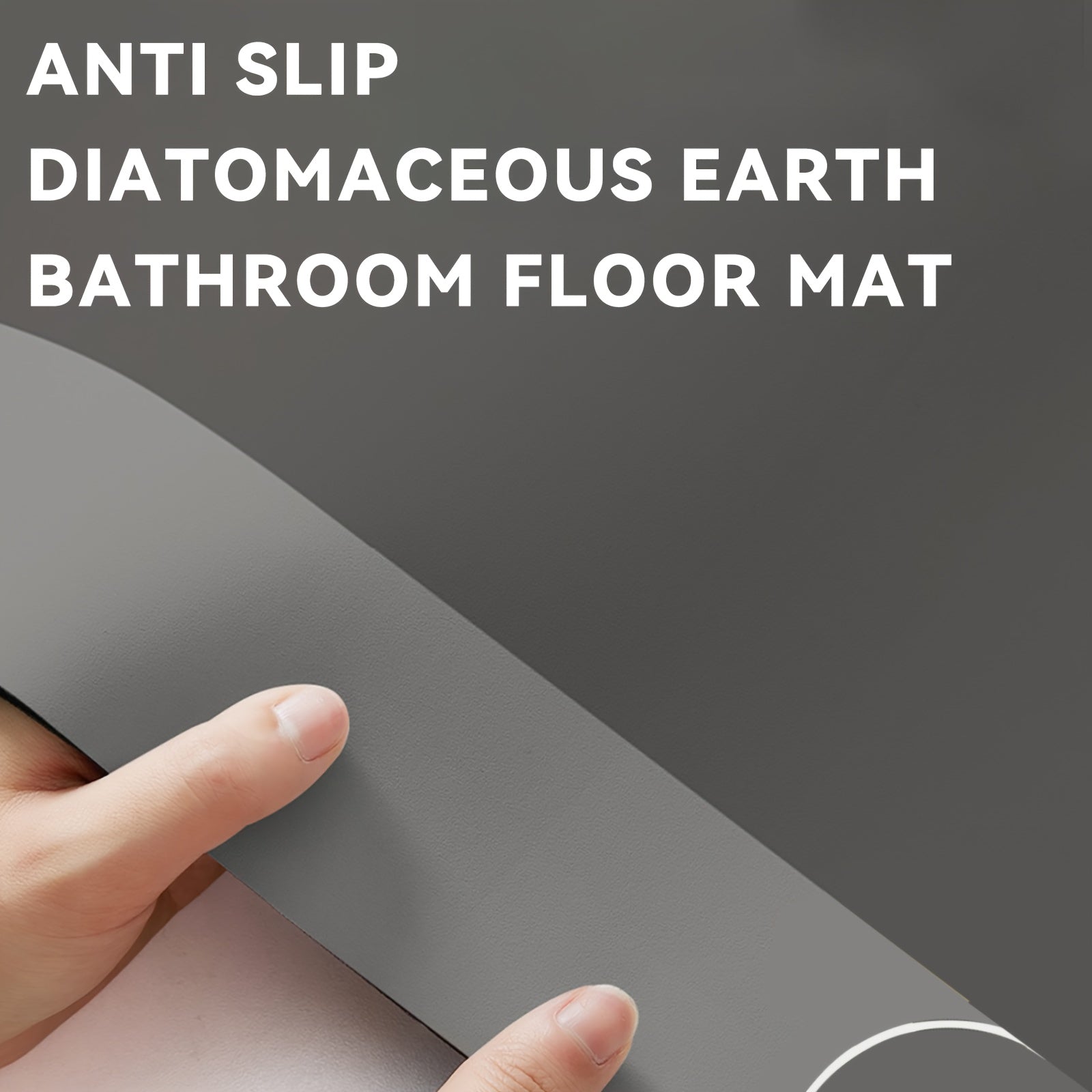 Super Absorbent Diatomite Bath Mat - Quick-Dry Non-Slip Bath Mat with Quick-Dry Technology, Super Absorbent Floor Mat for Bathroom, Shower, Kitchen, Laundry, RV - Non-Slip Backing, Quick-Dry Bathroom Mat for Home, Hotel, Spa - Easy to Clean Bathroom