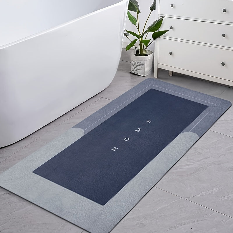 1pc TrueLove Super Absorbent Diatomaceous Earth Bathroom Mats - Quick-Drying, Non-Slip Floor Mats, Mats, Ideal For Bathroom, Carpets, And Bathroom Door Mats, Excellent Water Absorption
