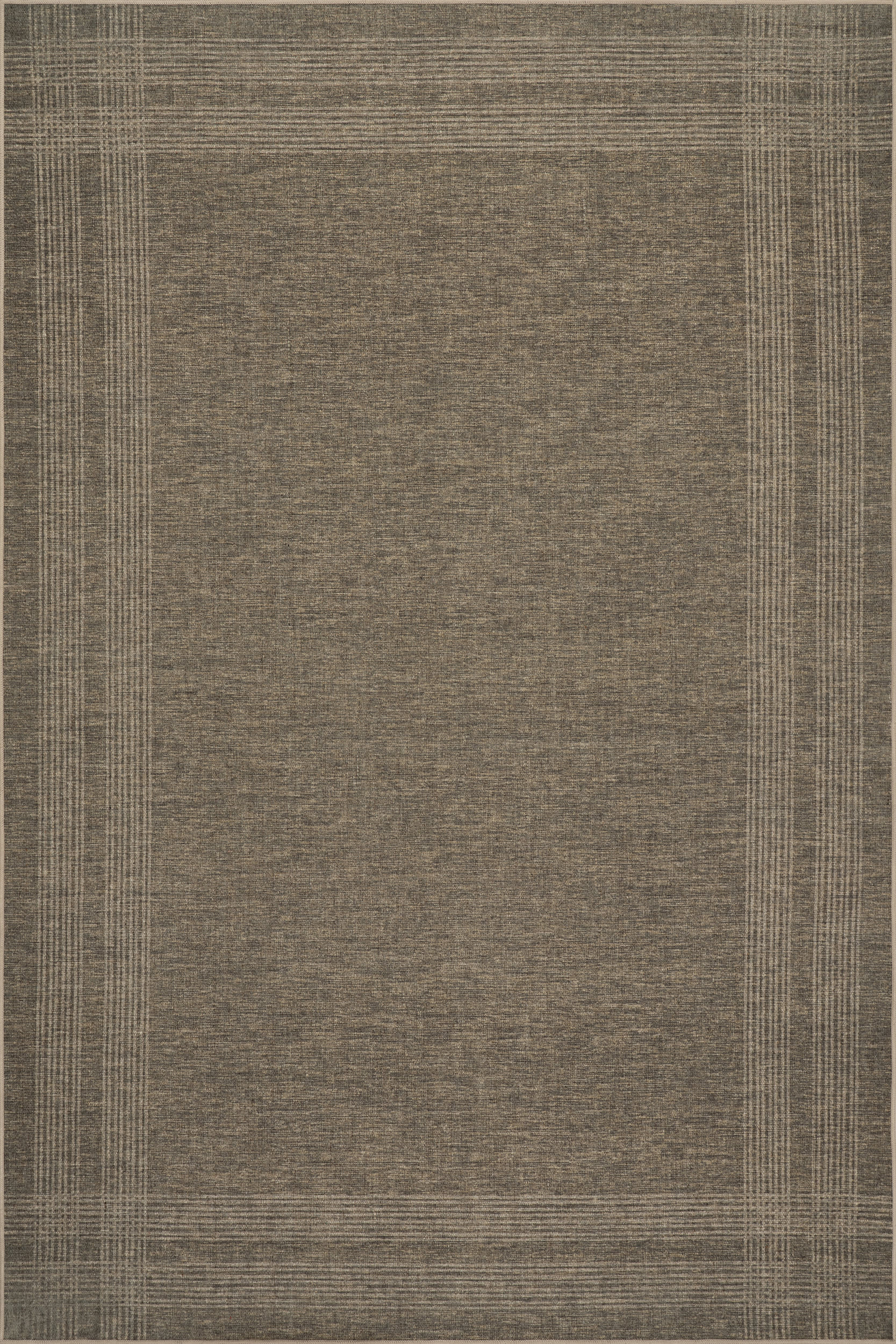 Bedford Soft Plaid Washable Rug | Brown