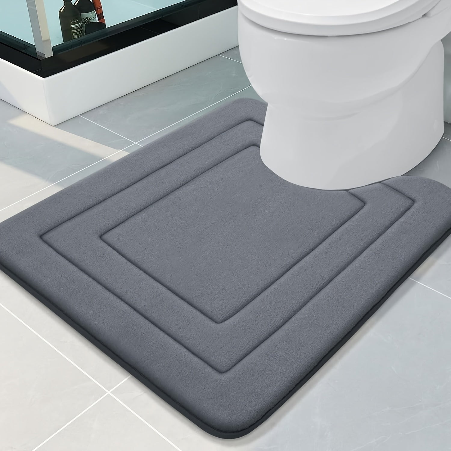 1pc Non-Slip Bath Mat - Extra Long Floor Mat (27.5x59"), Quick-Dry Bathroom, Kitchen, Office, Laundry Mat - Machine Washable Polyester Mat for Home, Spa, or Gift - Ideal for Women, Moms, Housewarming, Christmas, Birthday Presents - Easy Clean Bathroom,