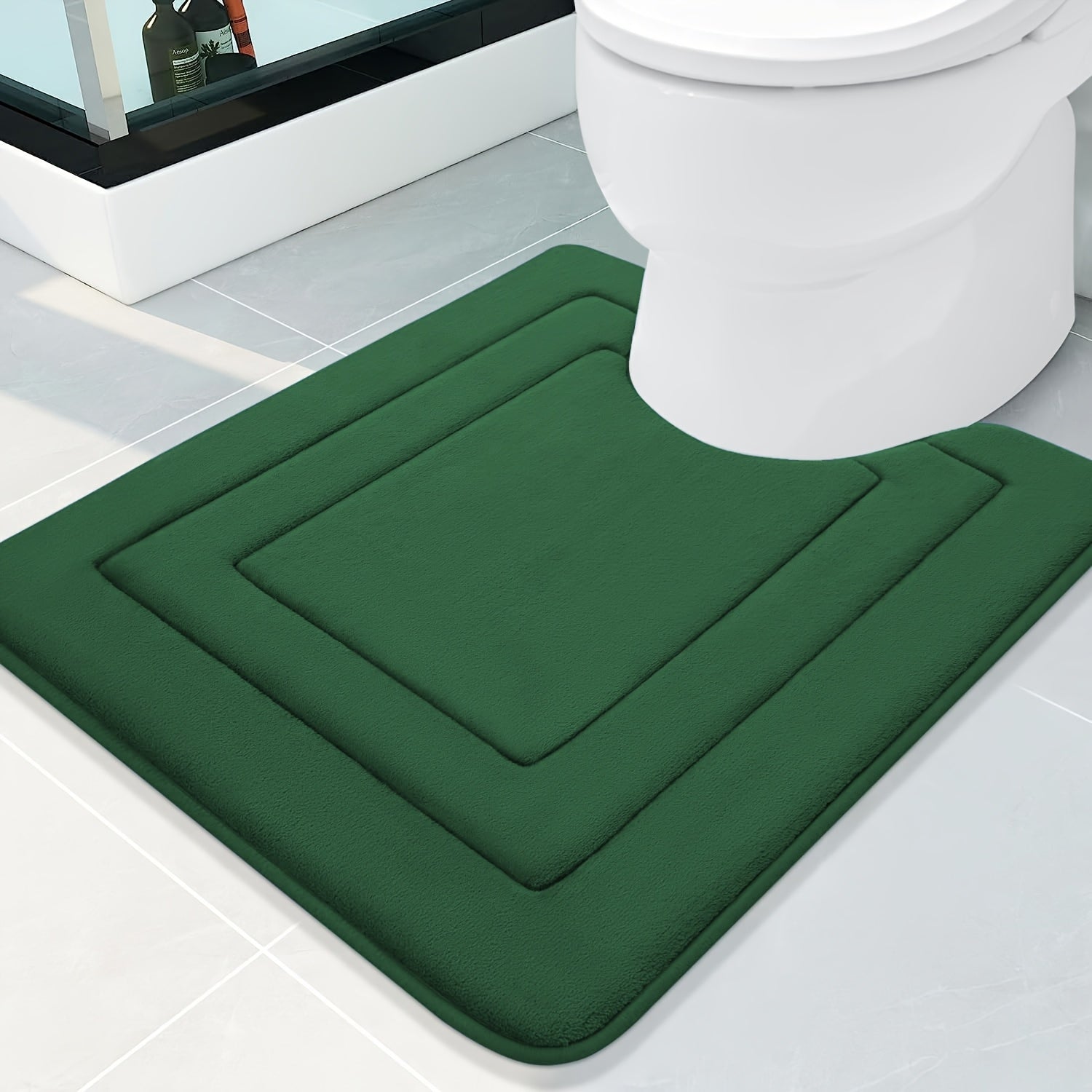 1pc Non-Slip Bath Mat - Extra Long Floor Mat (27.5x59"), Quick-Dry Bathroom, Kitchen, Office, Laundry Mat - Machine Washable Polyester Mat for Home, Spa, or Gift - Ideal for Women, Moms, Housewarming, Christmas, Birthday Presents - Easy Clean Bathroom,