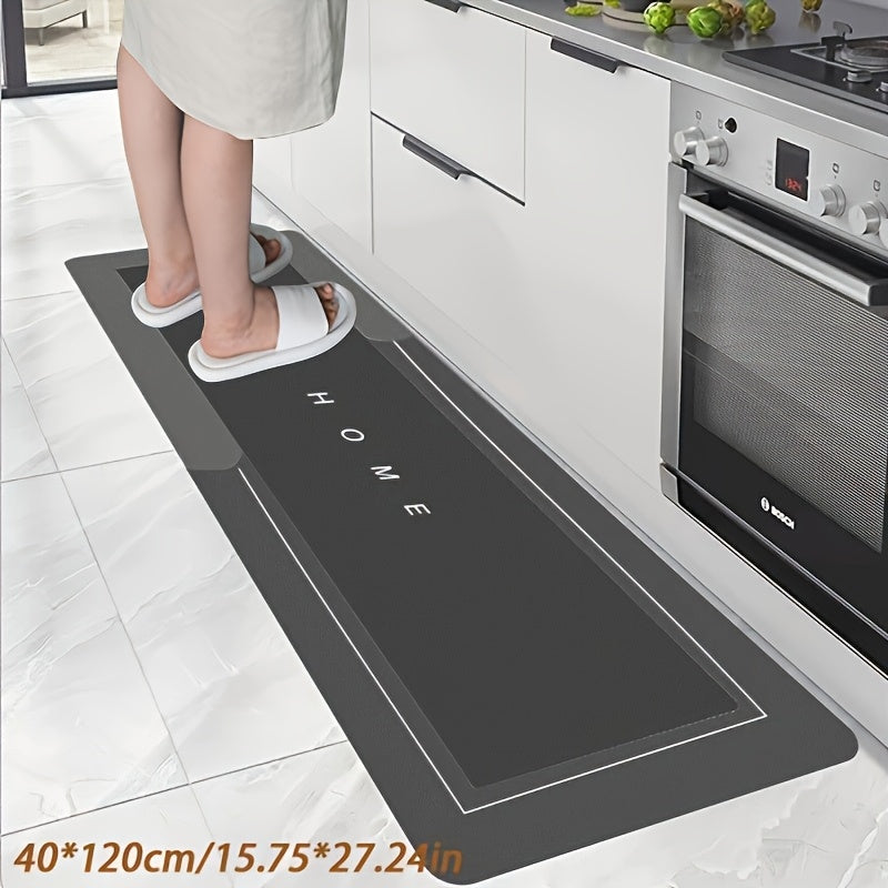 1pc High Quality Diatomaceous Earth Kitchen Floor Mat with Non-Slip Bottom Super Absorbent Floor Mat, Fast Drying Bathroom Living Room Large Carpet, Hotel Bath Mat, Hotel Commercial Gurpurak Mubarak