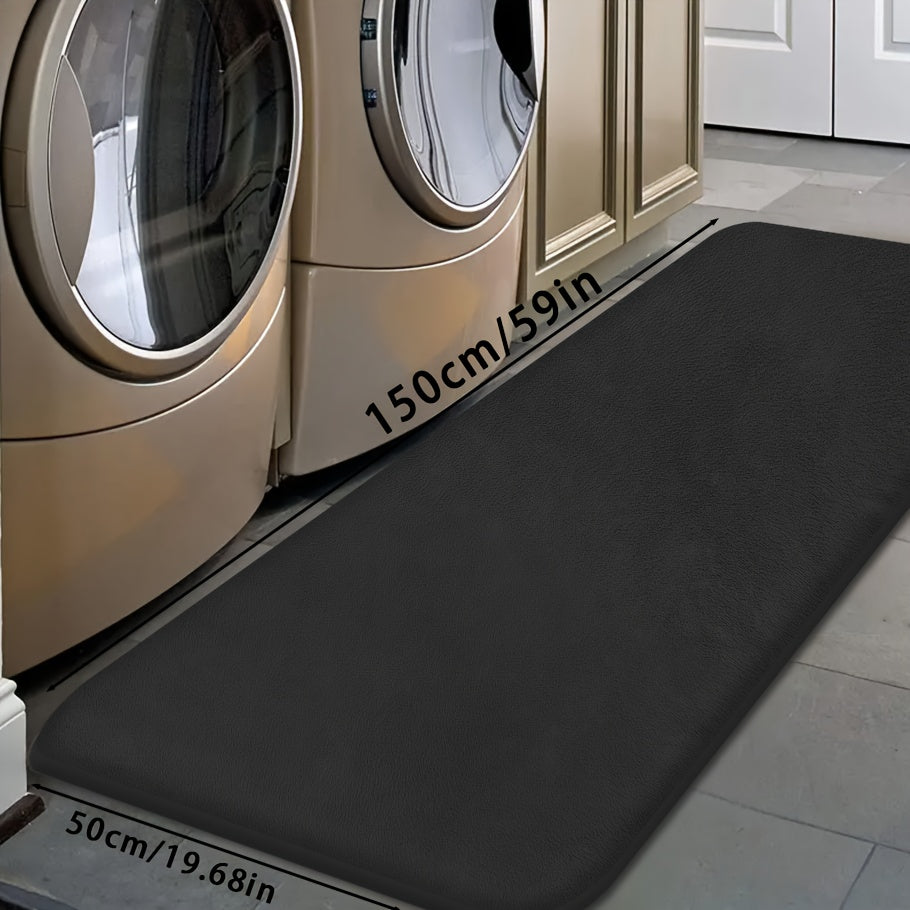 [Soft Bath Mat] Quick-Absorbent Soft Coral Fleece Bath Mat | Non-Slip, Machine Washable, 1.3cm Thick, 520g/㎡, Rectangular Design, for Bathroom, Bedroom, Kitchen, and Laundry Room